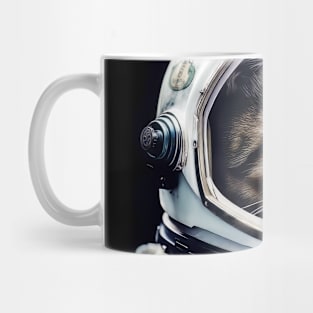 Interstellar Kitty, Tabby Cat in Space Mug